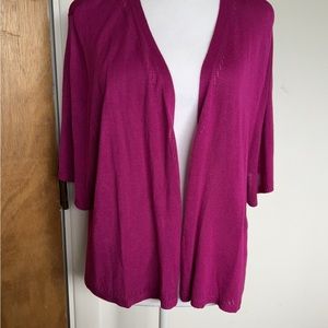 Catherines women’s short sleeve cardigan sweater size 2X (22/24W)